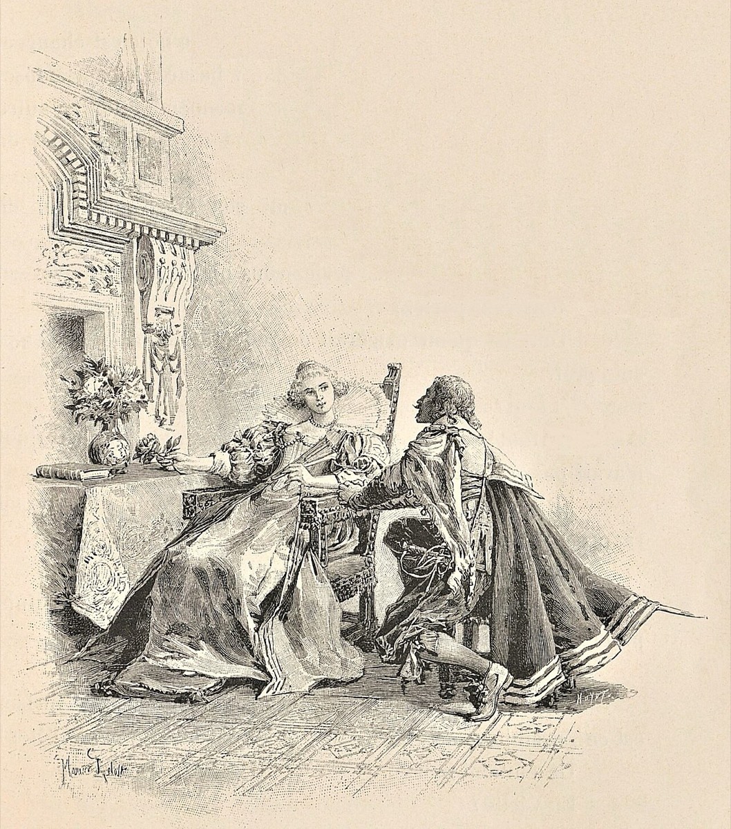 Milady e d’Artagnan.